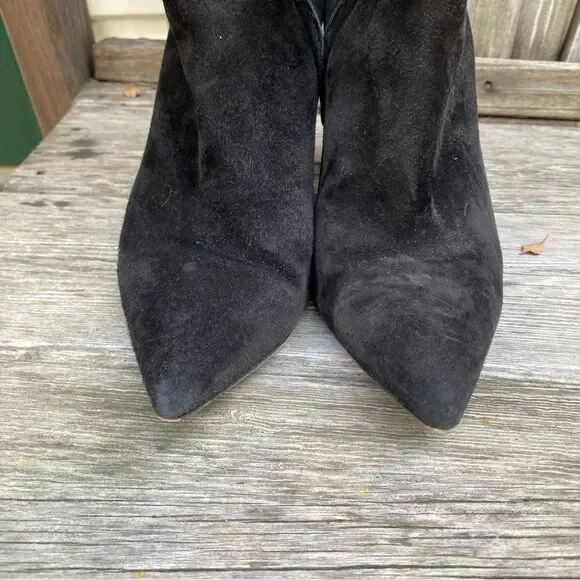 GIANVITO ROSSI Piper 85 Suede Black size 36